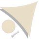 thumbnail image 1 of Yescom 1 pack 16'x16'x16' 97% UV Block Patio Awning Triangle Sun Shade Sail Canopy Sand Outdoor Yard Deck, 1 of 9