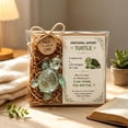 thumbnail image 3 of Original Recycled Glass Support Turtle, Emotional Support & Mindfulness Gift, Handmade Sea Turtle Resin Decor for Friends, Coworkers, Women,(1PCS), 3 of 6