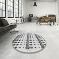 thumbnail image 4 of Ahgly Company Machine Washable Indoor Rectangle Transitional Platinum Gray Area Rugs, 3' x 5', 4 of 7