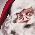 thumbnail image 4 of Violet Linen Seasonal Christmas Santa Claus Actions Pattern, Polyester, Super soft feel faux suede fabric, digital print, Santa Clau Wishes, White, 18 Inch by 18 Inch, Decorative Throw Pillow, 4 of 6