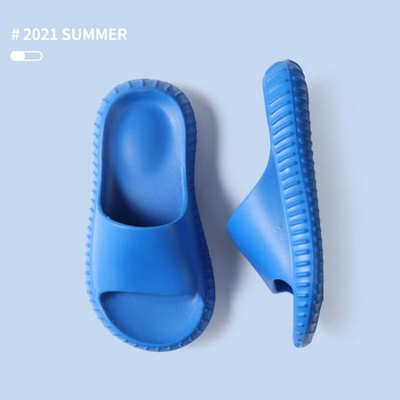 

EQWLJWE Boys Girls Slides Sandals Soft Thick Sole Quick Dry Beach Pool EVA Slippers Girls Slippers Holiday Clearance