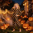thumbnail image 2 of Futezty Halloween Kids Pajama for Girls Boys Cozy Pumpkin Themed Sleepwear O-Neck Long Sleeve T-Shirts Pants Homewear 2T-9T, 2 of 7