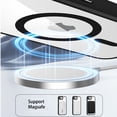 thumbnail image 3 of MT Series Clear Magnetic Case for iPhone 16e with Additional Tempered Glass Screen Protector - Black, 3 of 5