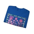 thumbnail image 3 of Bloom in Style: Floral Tapestry - Unisex Heavy Blend™ Crewneck Sweatshirt, 3 of 5