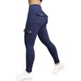 thumbnail image 3 of Leggings con forro polar para mujer, pantalones de entrenamiento, Fitness, Yoga, pantalones de mujer, pantalones de Yoga, mallas con estampado de Papá Noel para vacaciones, 3 of 5