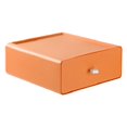 thumbnail image 3 of Organizador de cajones de escritorio, organizador de bolígrafos de mesa, caja de almacenamiento, contenedor naranja, 3 of 9