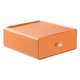thumbnail image 3 of Organizador de cajones apilable para escritorio, joyero, color naranja, 3 of 9