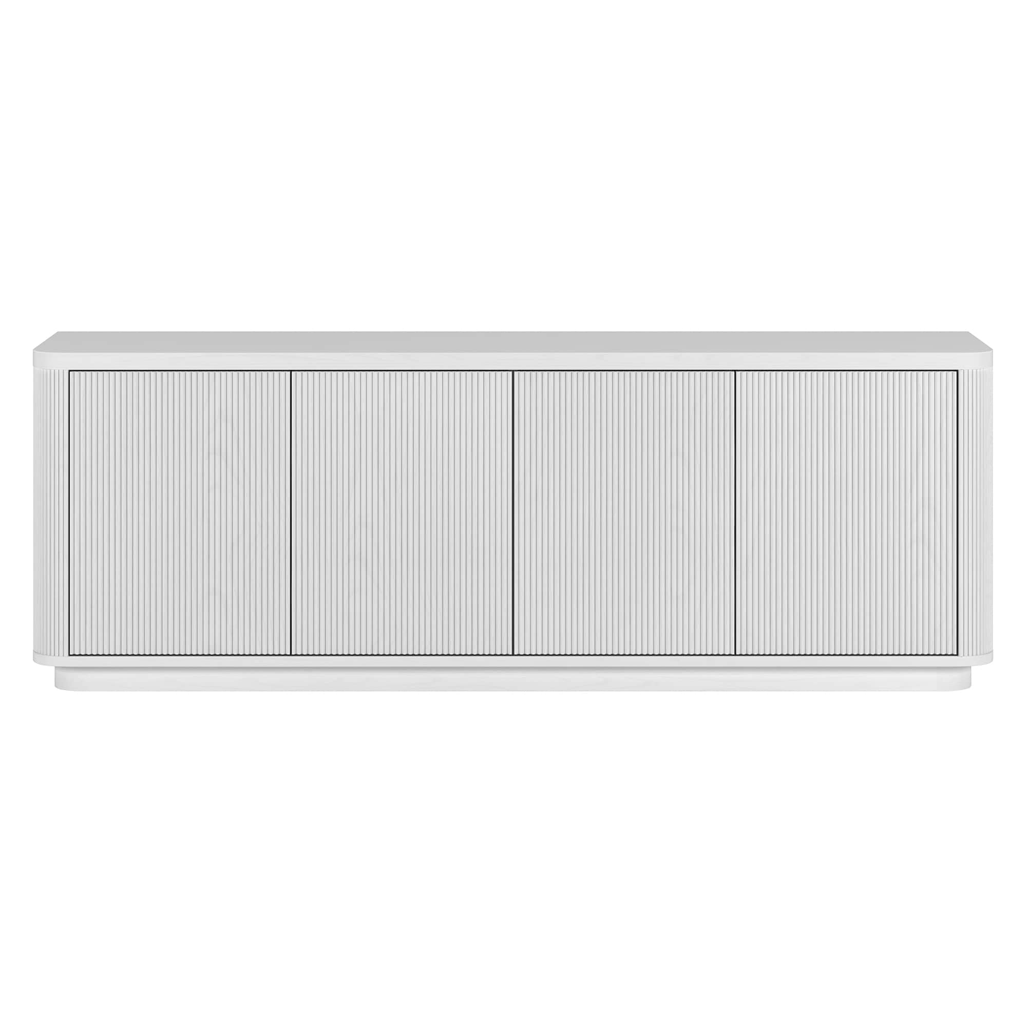 Heath & Cliff Easton Rectangular TV Stand for TV's up to 75" - 68" Wide White