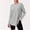 Gray, variant on Womens Long Sleeve Crew Neck Thumb Hole Shirts Curved Hem Loose Workout Tunic Blouses Casual Basic Tees Trendy Fall Tops