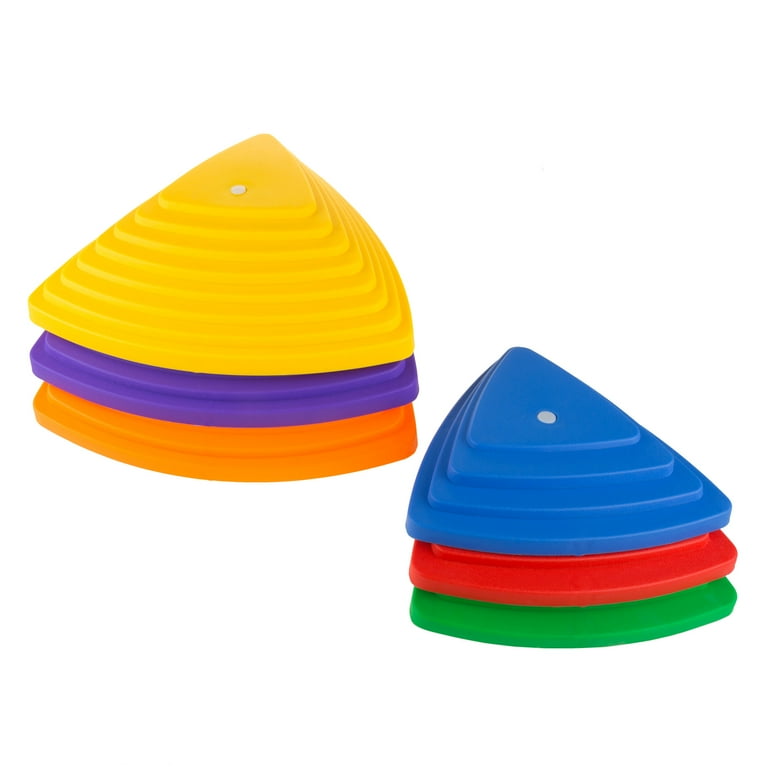 Hey Play Set of 6 Kids Stepping Stones for Balance Hey Play Set of 6 Kids Stepping Stones for Balance