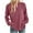 Wine, variant on hotojiny Long Sleeve Sweatshirts for Women Fall Crew Neck Ribbed Knit Pullover Tops Side Slit Casual Loose Tunic Tops