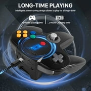Luxmo 2.4 GHz Wireless Controller for N64 Console , Switch, PC, MacOS, Retropie, Raspberry Pi and Other USB Devices