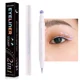 thumbnail image 1 of Juego de delineadores de ojos 2 en 1 con forma de luna morada, delineador de ojos con forma de mariposa y estrella, delineador de ojos líquido cian mate, maquillaje para fiestas, 1 of 4