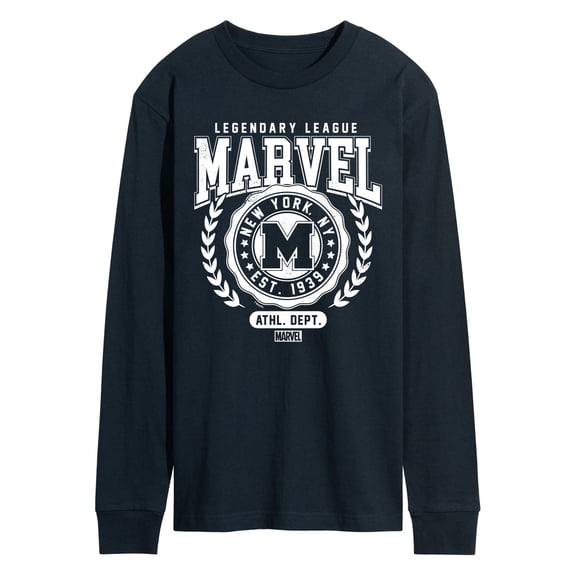 Marvel - Collegiate - Men's Long Sleeve Graphic T-Shirt