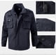 thumbnail image 4 of Conjuntos informales de primavera y otoño para hombre, sudaderas para hombre, ropa deportiva, chándal, chaqueta y pantalones, ropa de trabajo, 2 piezas, 4 of 5