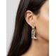 thumbnail image 5 of Aretes de bota plateada de oro laminado, 5 of 7