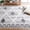 Turquoise/Ivory, variant on SAFAVIEH Montauk Carver Striped Cotton Area Rug, Turquoise/Ivory, 8' x 10'