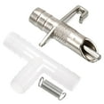 thumbnail image 1 of Unique Bargains 29 x 9mm Rabbit Waterer Automatic Poultry Drinker Feeder, White 3 Set, 1 of 5