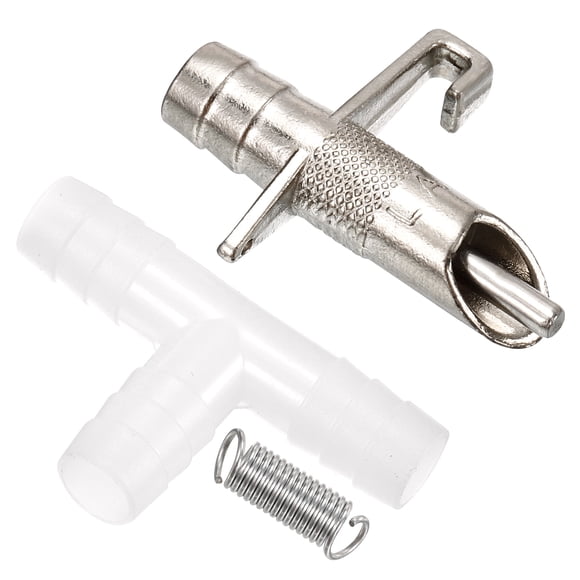 Uxcell 29 x 9mm Bebedero Automático para Conejos, Conector de Pezón para Aves, Blanco, Juego de 10