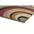 thumbnail image 5 of Impressions Contemporary 5' x 7' Brown and Red Polypropylene Indoor Area Rug, 5 of 8