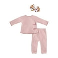 thumbnail image 1 of Pumpkin Outfit and Headband Set, Pink, 9-12 Months, 1 of 2