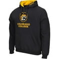 thumbnail image 2 of Men's Colosseum Black Colorado College Tigers Isle Pullover Hoodie, 2 of 3