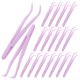 thumbnail image 1 of GOOHOCHY 50Ud Pinzas De Plástico Violeta Para Manualidades Y Bisutería Con Ergonómico Y Punta, 1 of 8