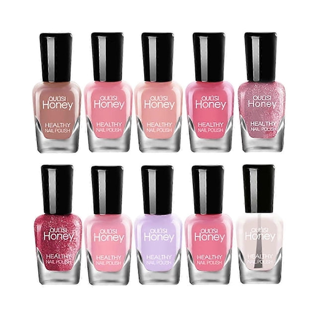 Nail Polish Set Quick-Drying Peelable Tearable Nail Polish 5ML * 10 Bottles
