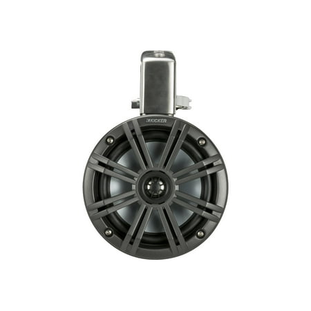 Kicker 45KMTC65 6-1/2" Marine Coaxial Tower System - Pair (Charcoal)