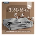 thumbnail image 4 of Manta Muselina 100% Algodón Frazada Esquimal Ideal para Cama, Sofá y Decoración (Gris), 4 of 7