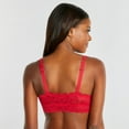 thumbnail image 2 of Cosabella Women's Never Say Never Curvy Sweetie Bralette in Red, 2 of 4