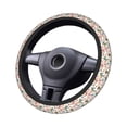 thumbnail image 4 of Elastic Steering Wheel Cover, Floral Butterflies-E Stretch Thickening Car Steering Wheel Cover Women Men, Steering Wheel Protector Universal 15 in, 4 of 7