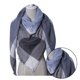 thumbnail image 4 of Guardurnaity Mujer Triangular Invierno Bufanda grande Cálido Acogedor Abrigo a cuadros de gran tamaño Capa chal Ropa, zapatos y accesorios Miscelánea azul, 4 of 6