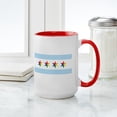 thumbnail image 4 of CafePress - Chicago Municipal Pride Flag Mugs - 15 oz Ceramic Large White Novelty Mug, 4 of 4
