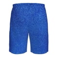 thumbnail image 6 of Naloa Blue Glitter Men's Beach Shorts, Surfing shorts, Swim trunks, Quick Dry Swim Trunks for Surfing Beach Fun - Small, 6 of 9