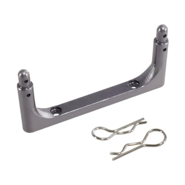Pilar de carrocería delantero de coche RC Pieza de modificación de coche RC Amortiguador ligero y resistente Gris