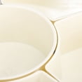 thumbnail image 3 of Riousery Divided Rotating Serving Tray with Lid and Handle Snackle Box Container 12.6 inches / 32 cm Serving Platter with 6 Compartments for Fruit Snacks, 3 of 9