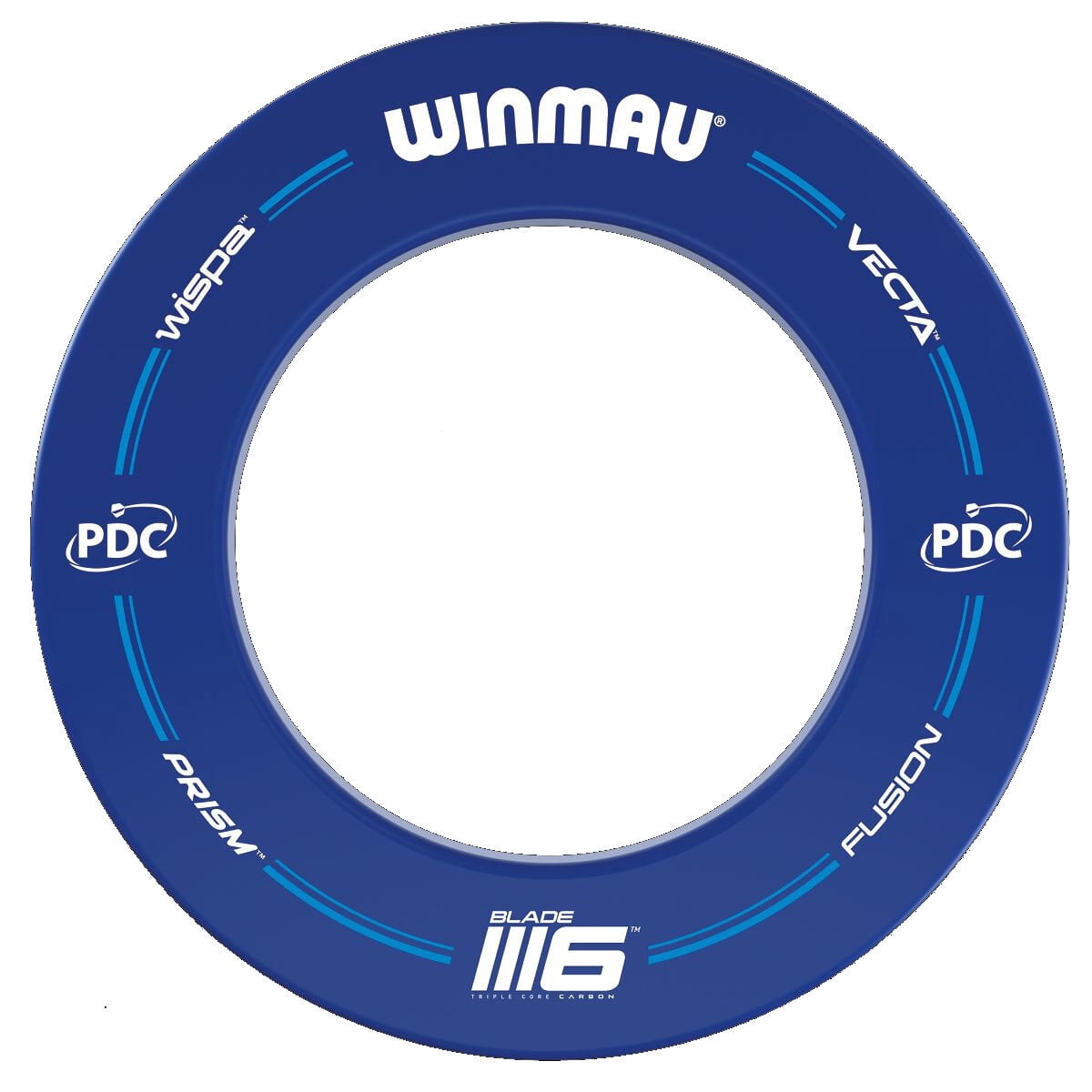 Winmau Blade 6 PDC Surround Set (Blade 6 Dartboard, PDC Surround and 6 Darts)