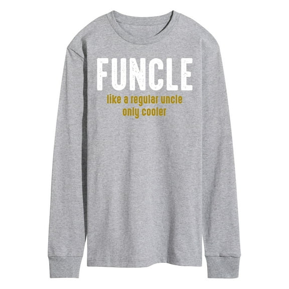 Instant Message - Funcle Definition - Men's Long Sleeve T-Shirt