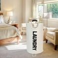 thumbnail image 2 of Large Laundry Basket, 90L Laundry Hamper, Freestanding Clothes Hamper, Tall Laundry Basket, Laundry Bag, Storage Hamper, Dirty Clothes Basket for Bedroom Bathroom Laundry Room, 2 of 6
