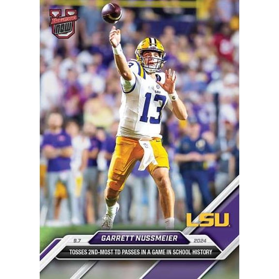 NCAA 2024 Bowman U NOW Football Garrett Nussmeier #11