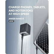 USB C Charger, Anker Nano II 65W GaN II PPS Fast Charger Adapter, Foldable Compact Charger