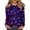 Dark Purple #169, variant on Womens Valentines Shirts Plus Size Loose Long Sleeve Tunic Tops Funny Valentine Love Printed T-Shirts Holiday Round Neck Pullover Casual Blouses White L