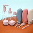 KRUEM 11pcs/set Refillable Travel Bottles for Toiletries Leakproof
