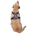 thumbnail image 2 of Vsdgher mushroom colorful Skull star Pattern Dog Harness,No Pull Pet Harness with Soft Padded Handle,Adjustable Reflective Vest with 2 Buckles,4 Slide Buckles,S-XL X-Large, 2 of 4