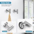 thumbnail image 4 of Juego de accesorios de baño TQKAG, toallero de 6 piezas de níquel cepillado, 4 of 8