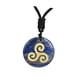 thumbnail image 3 of Colgante de piedra Yinane azul, 3 of 8