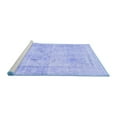 thumbnail image 2 of Ahgly Company Machine Washable Indoor Rectangle Persian Blue Traditional Area Rugs, 2' x 5', 2 of 4