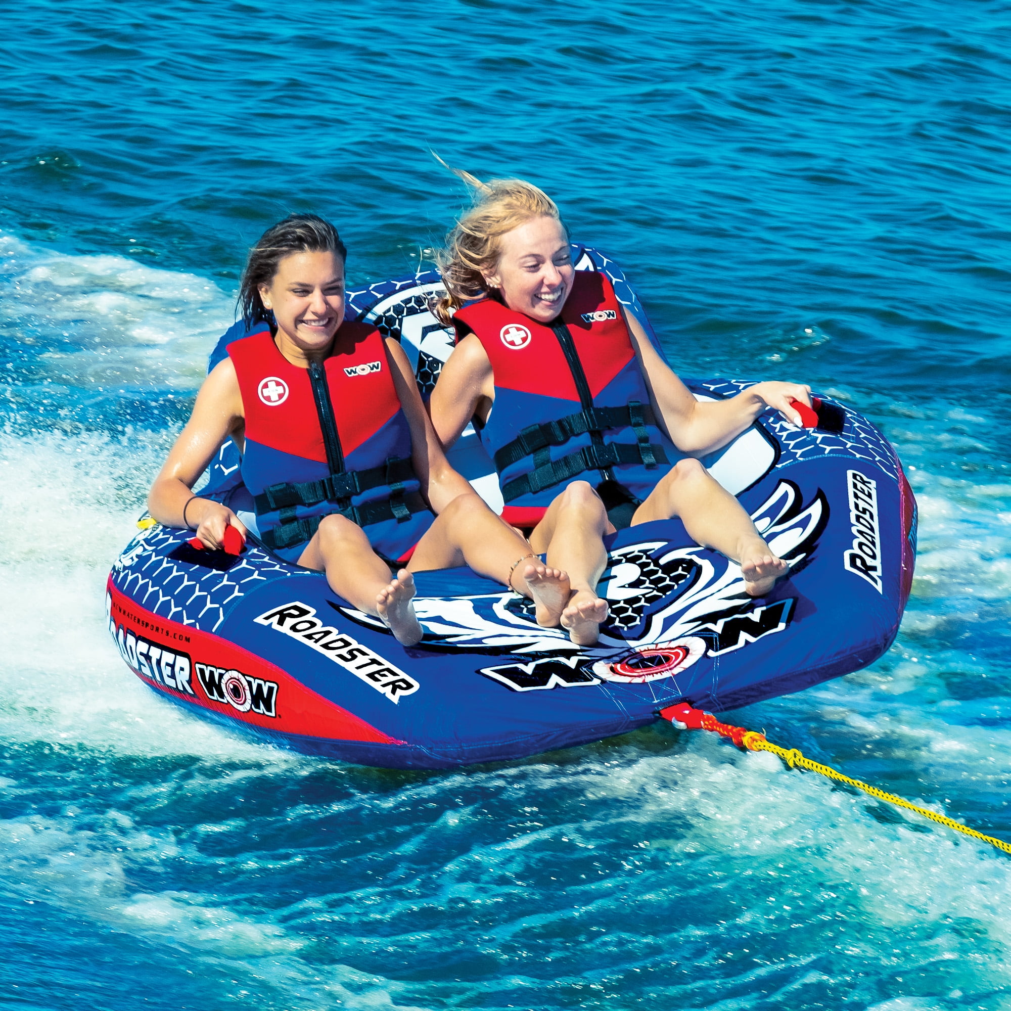 WOW Sports Roadster 1-2 Person Towable Tube for Boating