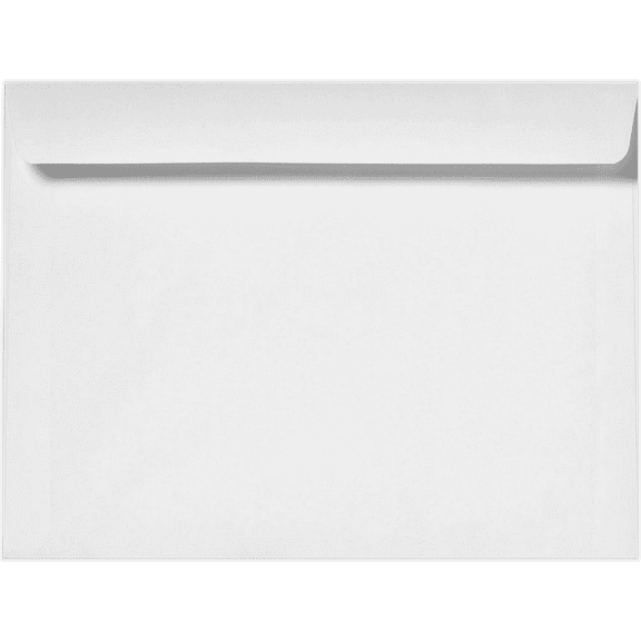 LUXPaper 10 x 15 Booklet Envelopes, Bright White, 500/Pack